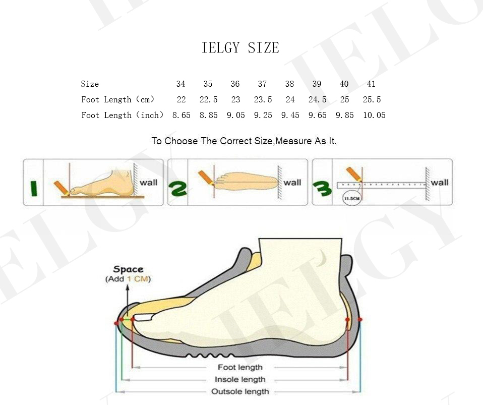 IELGY Giày thể thao đế dày thoáng khí năng động thời trang dành cho nữ