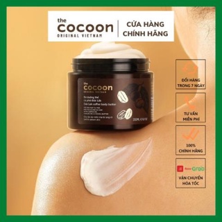 Bơ Dưỡng Thể Kem Dưỡng Da Cà Phê Đắk Lắk Cocoon Cho Da Mềm Mịn Rạng Rỡ 200ml -CC36