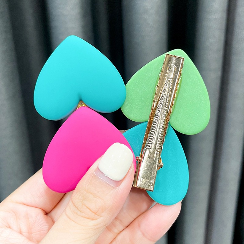 Kẹp Tóc Hình Trái Tim Dễ Thương Cho Nữ