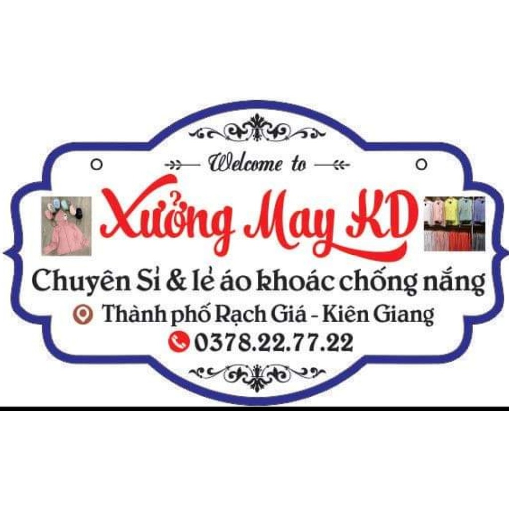 (màu đỏ đô) ÁO KHOÁC CHỐNG NẮNG 50-60kg thun da cá loại 1