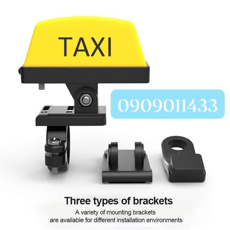 TAXI gắn xe máy, xe đạp...