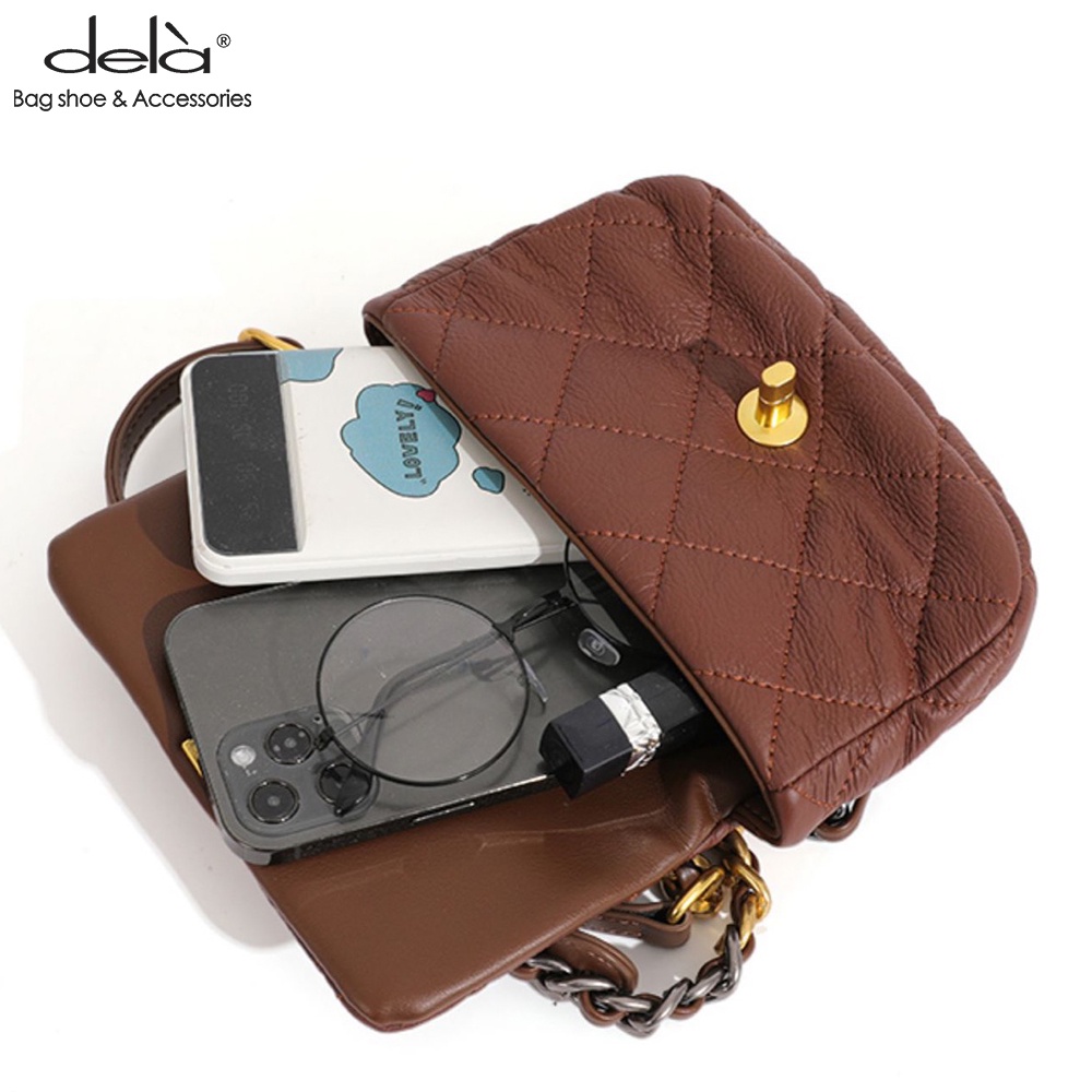 Dela Túi xách nữ đẹp hot trend kẹp nách túi kẹp nách nữ cao cấp túi xách quảng châu cao cấp hàng mới về