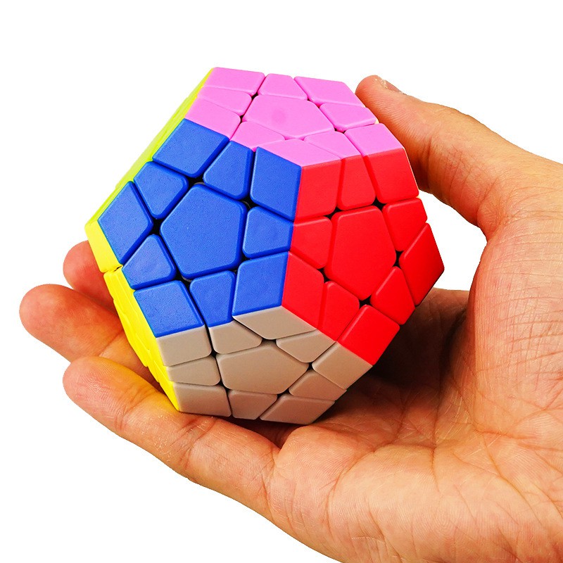 Rubik Megaminx Stickerless Không Viền Cao Cấp - Đồ Chơi Phát Triển Trí Tuệ NO.8888