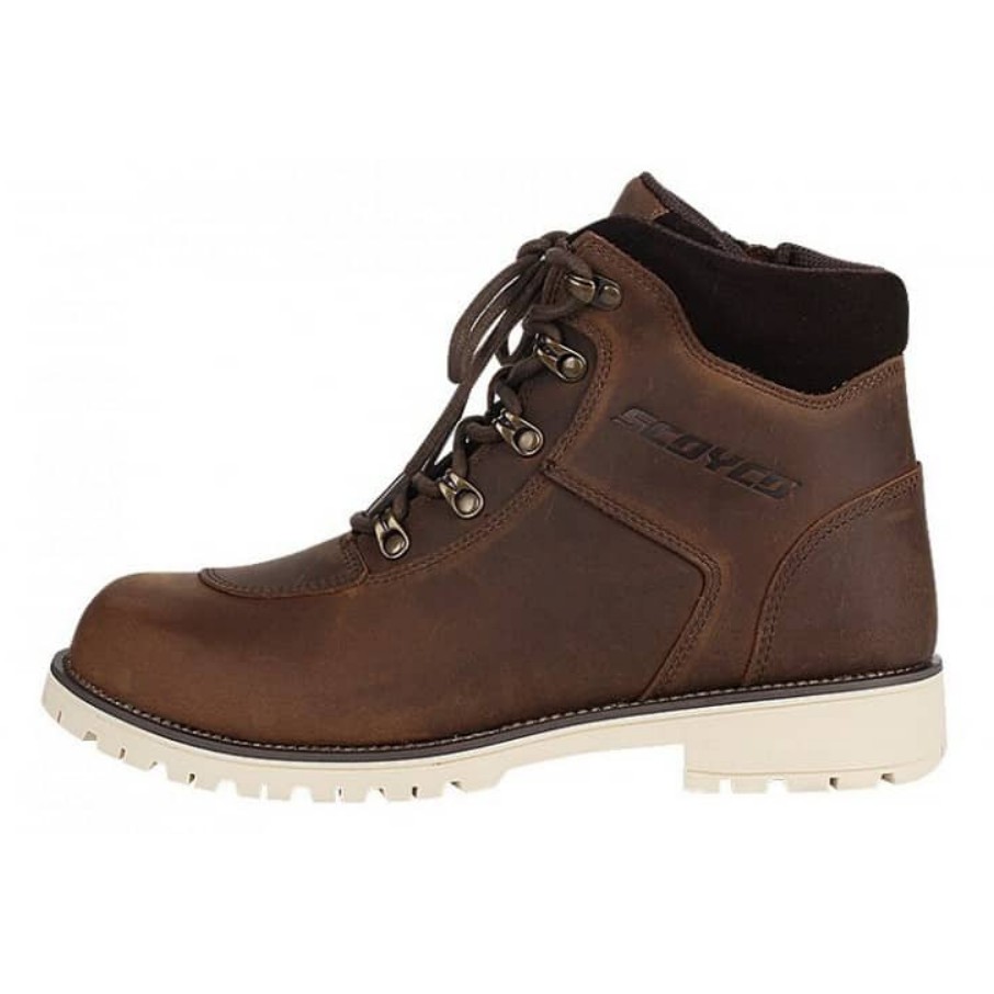GIÀY MOTOR SCOYCO-MT041-BROWN
