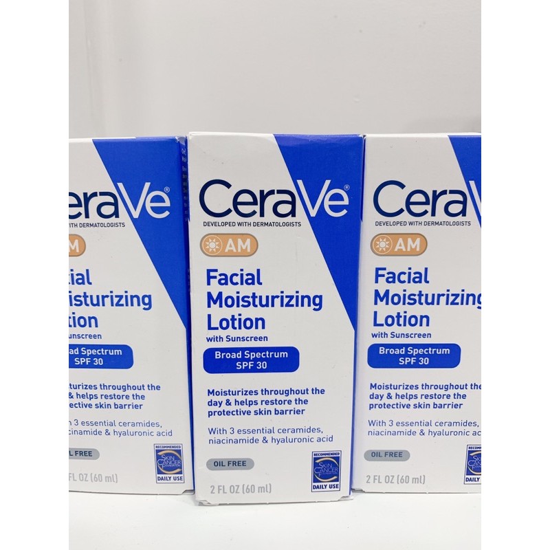 Kem dưỡng ẩm CeraVe AM Facial Moisturizing Lotion SPF30 60ml