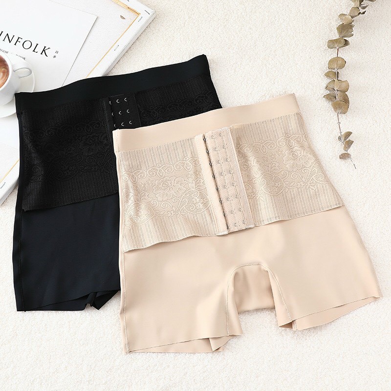 [Mã 12FASHIONSALE1 giảm 10K đơn 50K] Quần Lót Nữ Su Váy Móc Cài Trước Gen Nịt Bụng Cạp Cao Thon Gọn Co Giãn Ôm Dáng QG08 | BigBuy360 - bigbuy360.vn