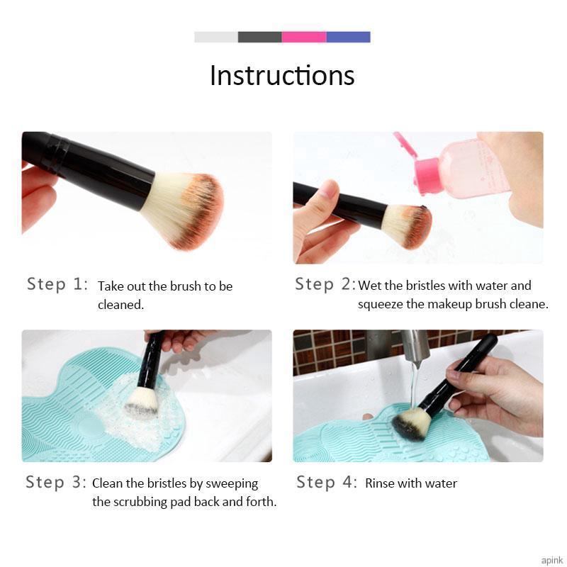 Miếng Silicone Vệ Sinh Cọ Trang Điểm