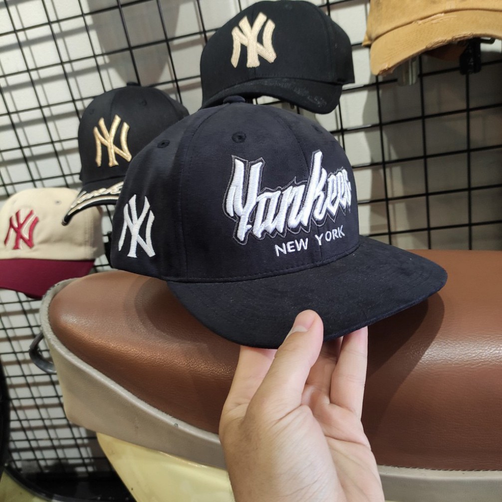 [Loại1] Nón mũ SnapBack nam NY logo thêu hàng hiệu xuất khẩu xin full tem-code