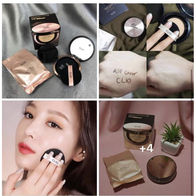 (BẢNG DUTY) SET PHẤN NƯỚC CUSHION CLIO KILL COVER FOUNWEAR XP