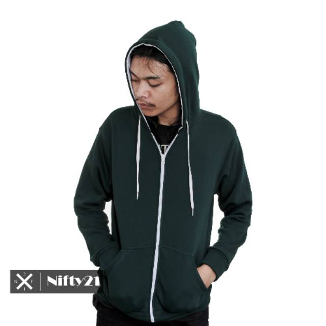Áo Khoác Nỉ Lót Lông Cừu Thiết Kế Hình Chai Xanh Thời Trang Cho Nam