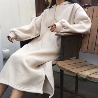 [ORDER] Váy hoodie nữ dáng dài