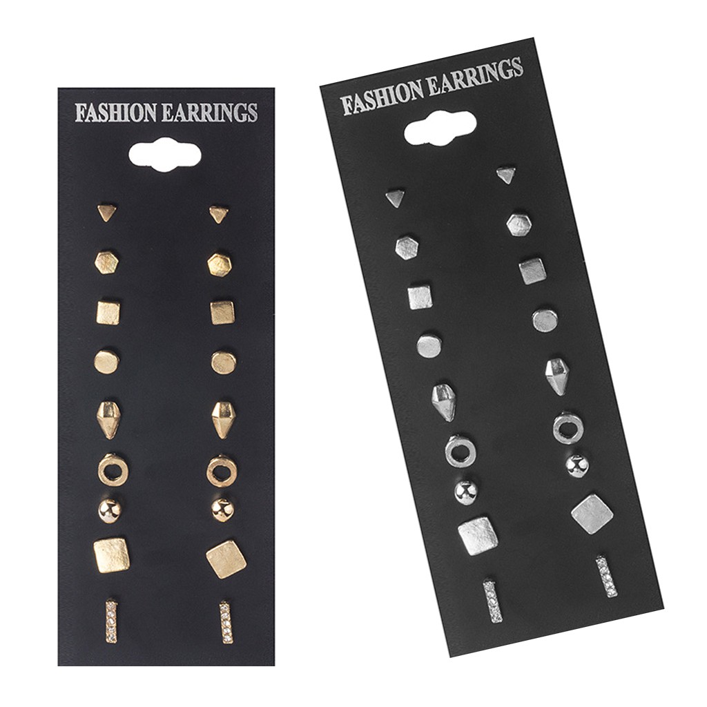 Sét 9 đôi bông tai thời trang symple style BT179