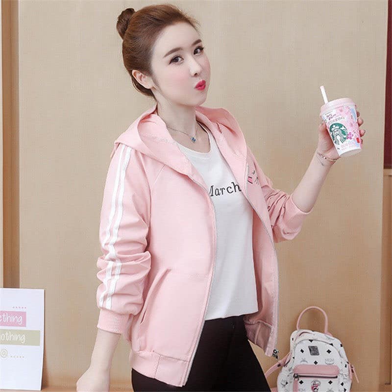Áo Khoác Dù Nón Có Tai, In Đẹp