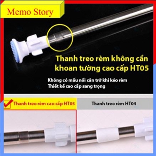 Thanh treo đa năng không cần khoan tường cao cấp HT05 140 - 260