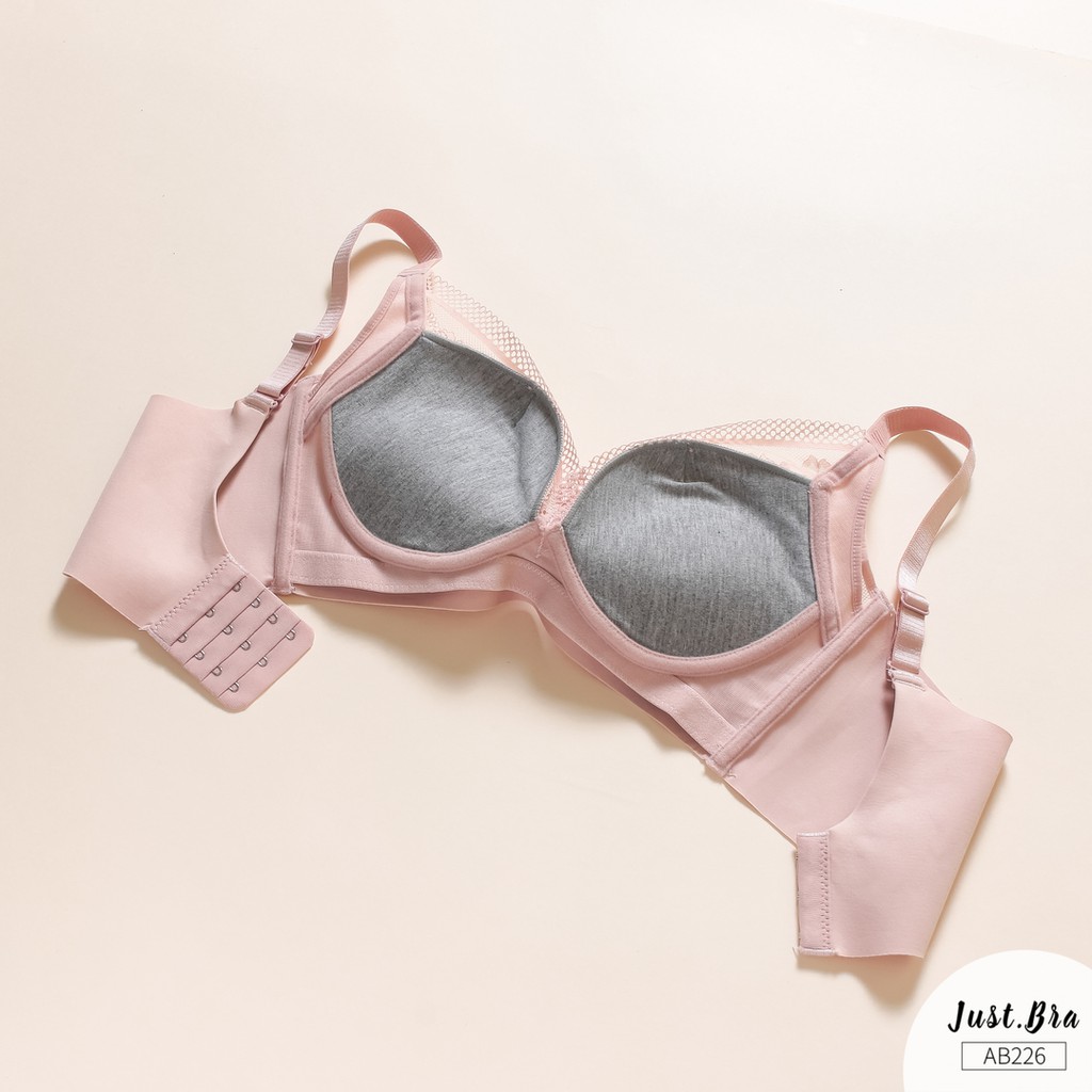 Áo ngực Just Bra mút dày không gọng, họa tiết ren thanh lịch AB226 | BigBuy360 - bigbuy360.vn