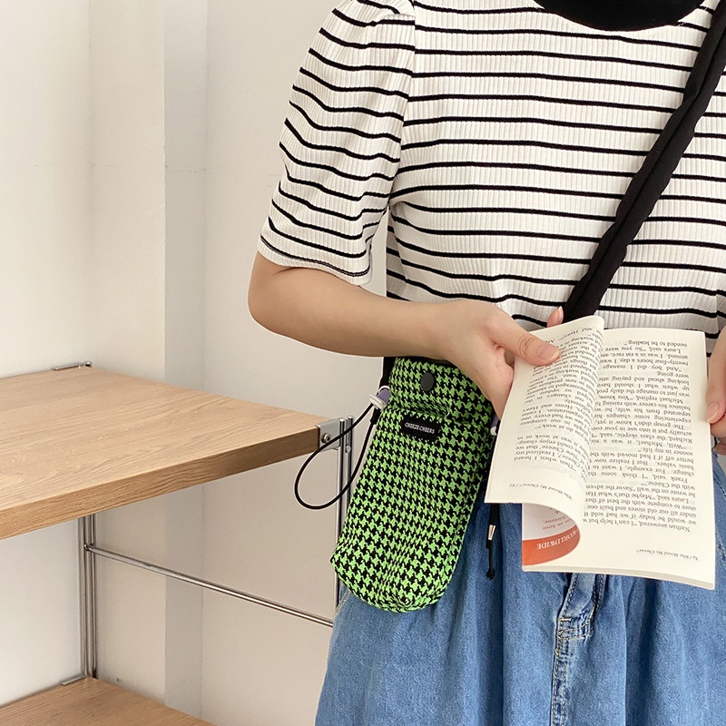 Túi Đeo Chéo mini Đựng Điện Thoại Họa Tiết Da Ngựa Vằn Thời Trang Cho Nữ