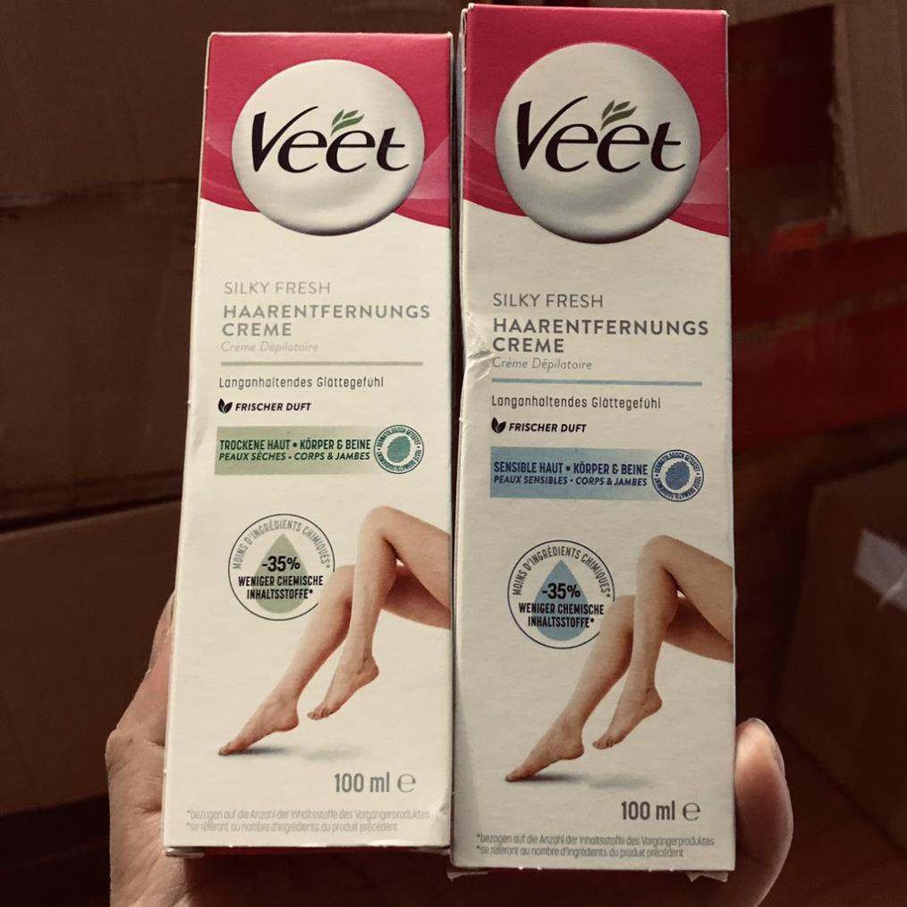 Kem Tẩy Lông Veet Đức100ml mẫu mới nhấ