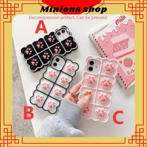 Ốp lưng iphone chân mèo siêu cute, đáng yêu