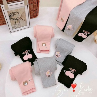 Quần legging chất cotton len cho bé gái