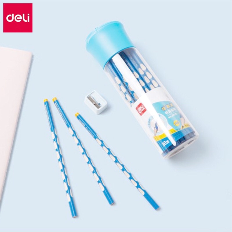 Bút Chì DELI 2B HB 58182 58184 Kèm Gọt Bút Chì