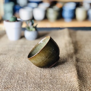 Cốc gốm mộc