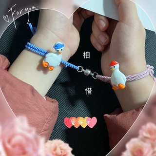 Dây buộc tóc hình chú vịt hoạt hình dễ thương dành cho nữ