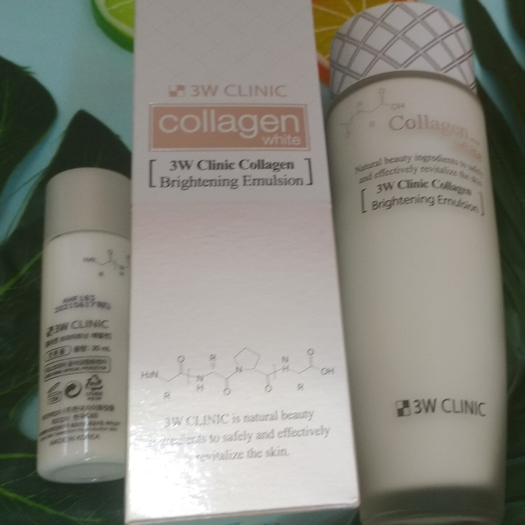 BỘ CHĂM SÓC DƯỠNG ẨM LÀM TRĂNG SÁNG DA MỸ PHẨM HÀN QUỐC CHÍNH HÃNG 3W CLINIC COLLAGEN WHITE SKIN CARE ITEM 3 SET | BigBuy360 - bigbuy360.vn