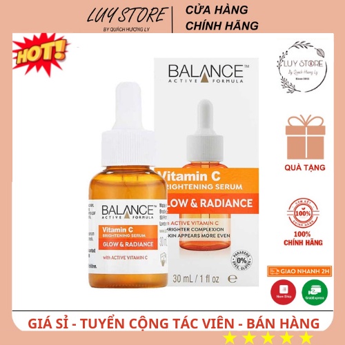 Tinh chất Serum Balance Vitamin C Brightening sáng da, mờ thâm 30ml