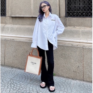 Quần jean ống loe cạp cao Amélie