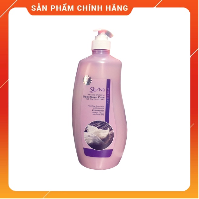 SỮA TẮM DƯỠNG DA CAO CẤP SHE’NA TINH CHẤT TỔ YẾN MALAYSIA 1200ML
