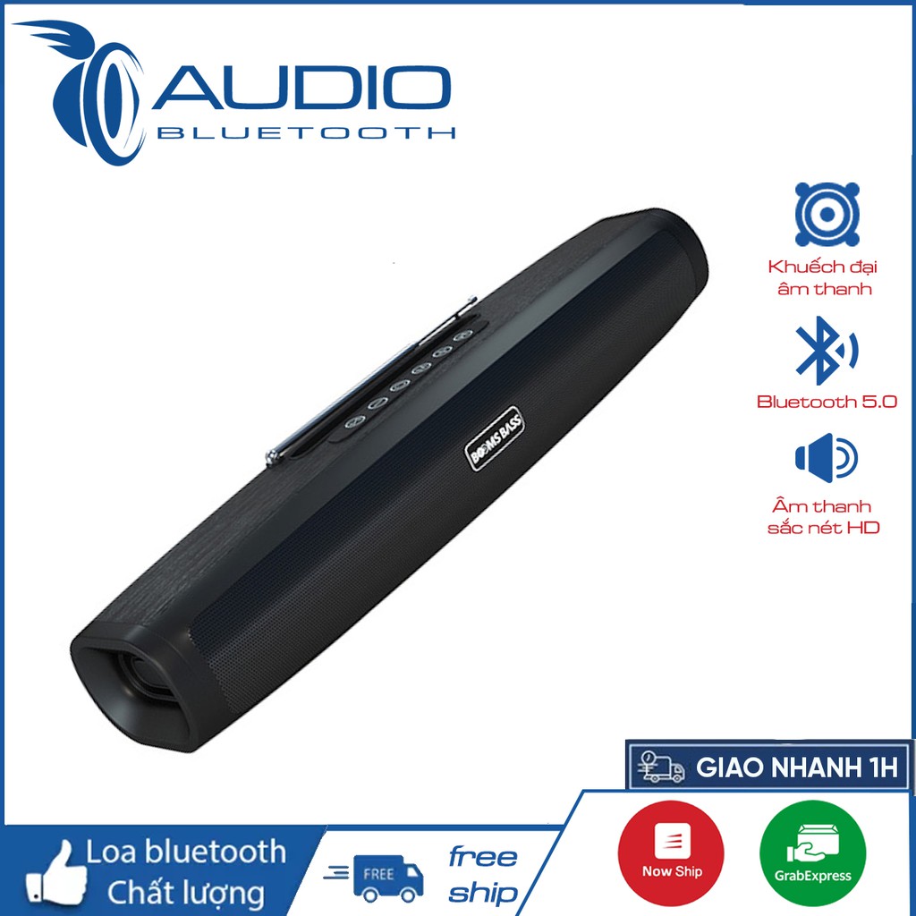 Loa bluetooth Boom Bass âm thanh siêu trầm hỗ trợ đọc thẻ nhớ, kết nối máy tính