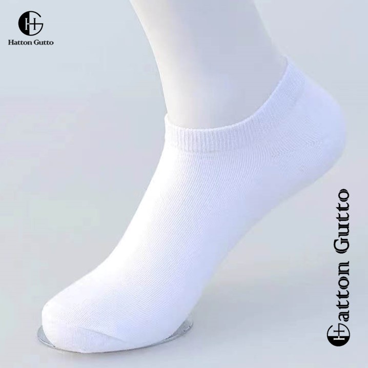 Tất vớ Hatton Gutto thể thao cổ thấp màu đơn giản thoáng khí thời trang cho nam