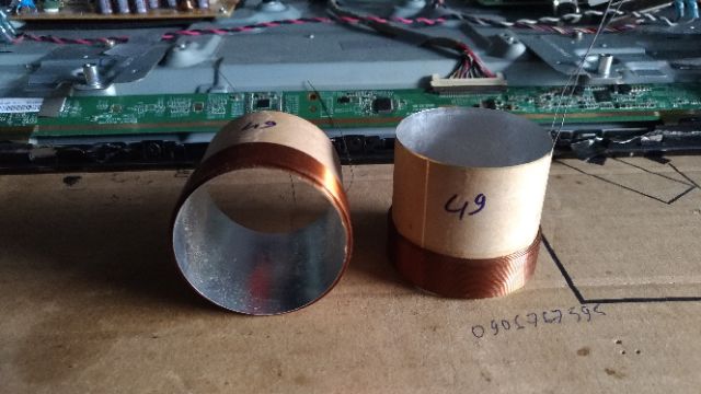 Col loa bass 49mm 50.5mm 4ohm 8ohm 4 lớp phíp nhôm