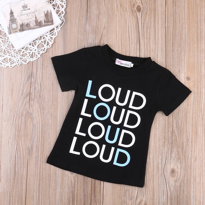 Áo Thun Cotton Tay Ngắn Cho Bé Gái