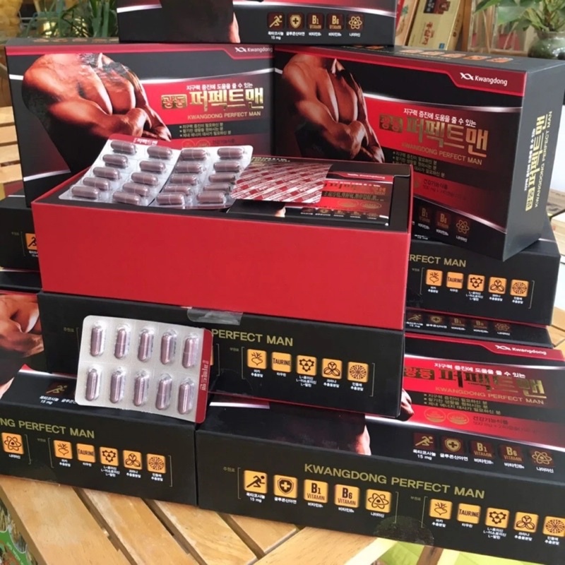 Viên Bổ Nam Giới KWANGDONG PERFECT MAN Hàn Quốc, Hộp 240 viên