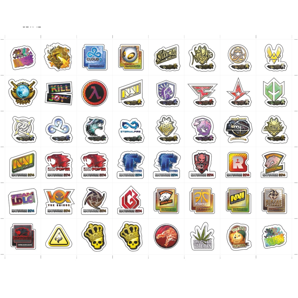 Set 10 sticker CSGO ngẫu nhiên mới nhất 2022