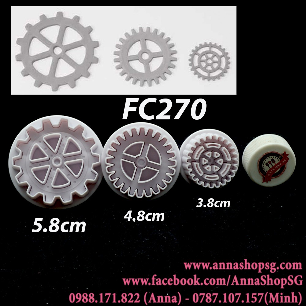BỘ KHUÔN CẮT BÁNH RĂNG FC270