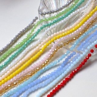 Set 100 Hạt Pha Lê 4mm Nhiều Màu Dùng Làm Trang Sức