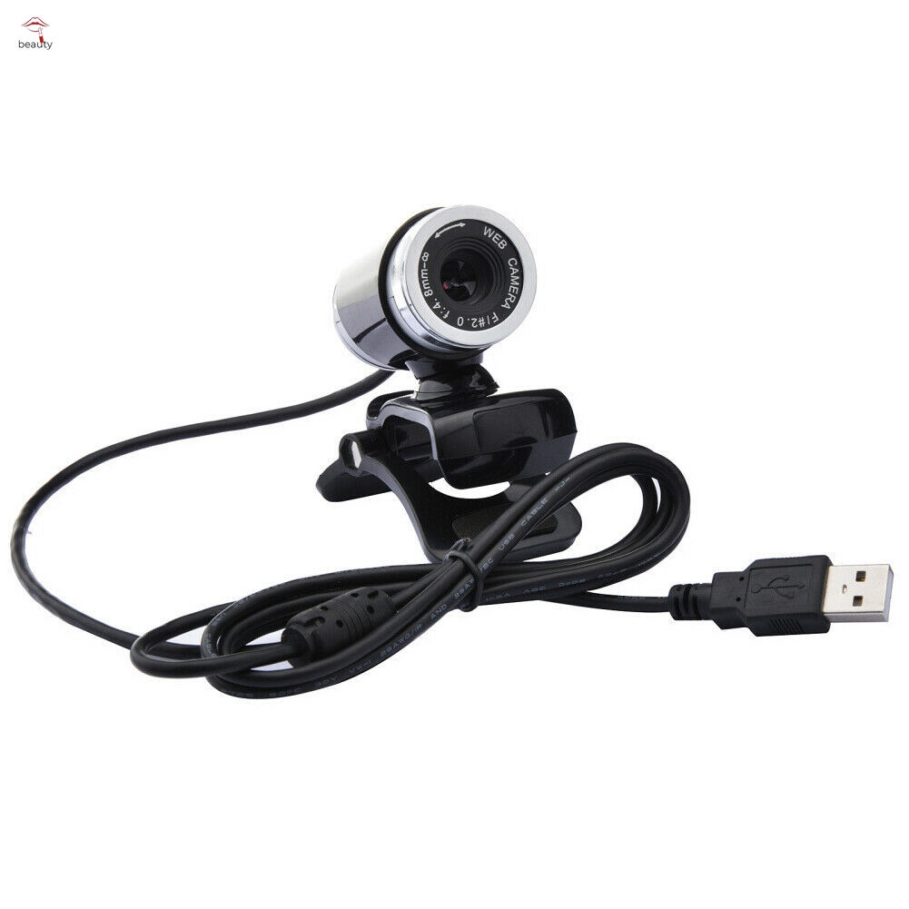 【COD】 HD Webcam Máy tính để bàn Máy tính xách tay Web Camera tích hợp Micrô xoay 360 độ cho màn hình LCD Máy tính xách tay Mới