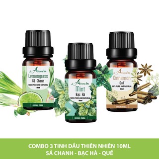 Combo 3 Chai Tinh Dầu Nguyên Chất 10ml Ấn Độ