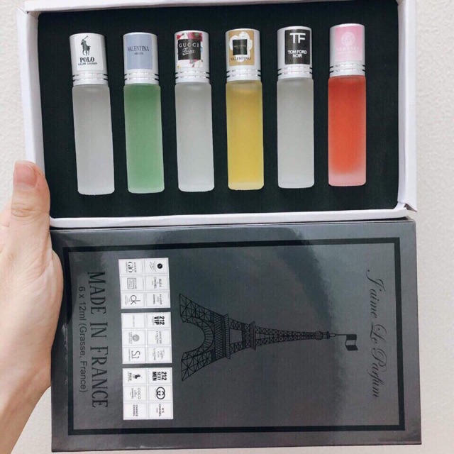 SET 6 CHAI NƯỚC HOA LĂN SIÊU THƠM | Thế Giới Skin Care