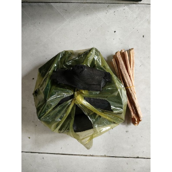 combo 1kg than đước nhóm bếp BBQ tặng kèm củi dầu (ngo)