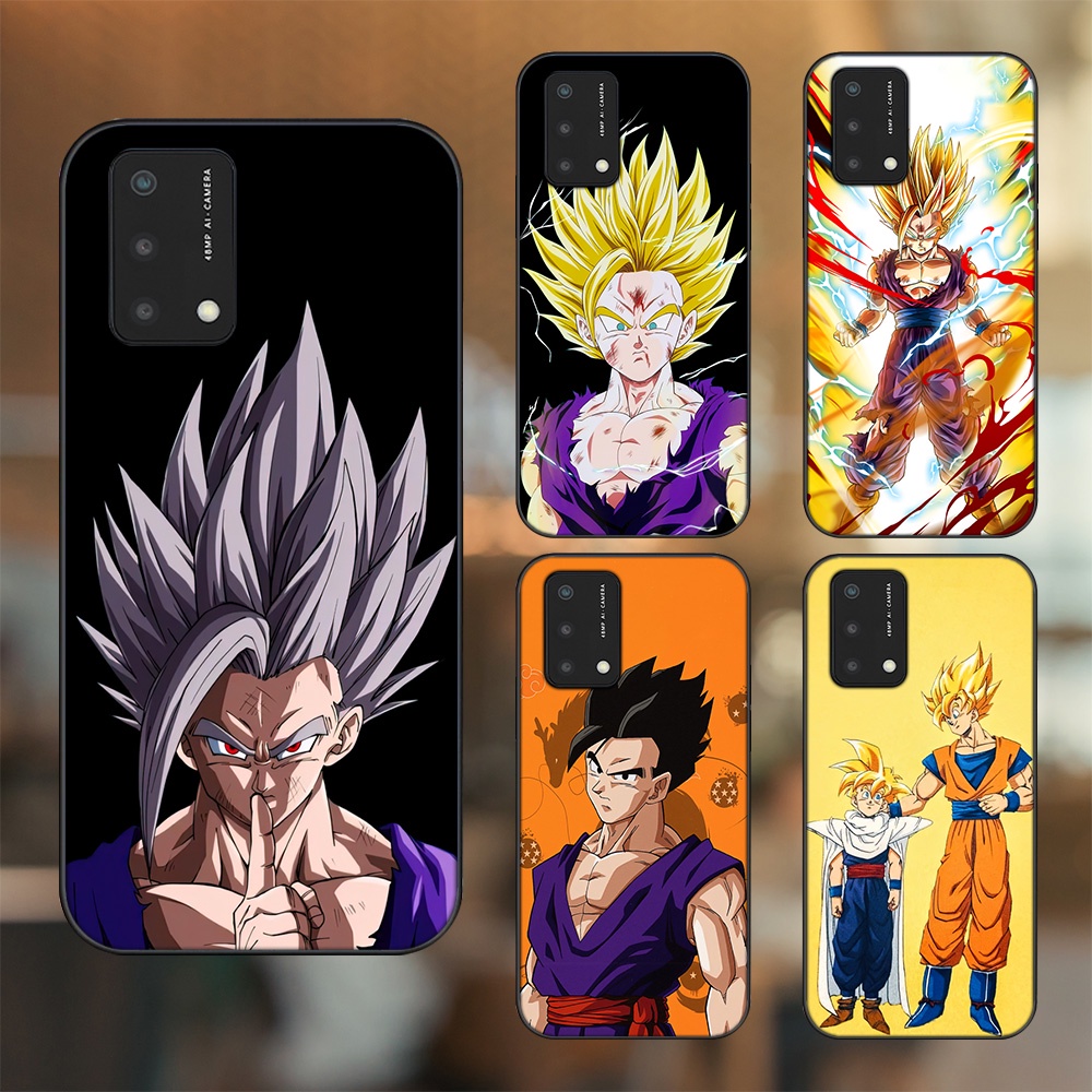 Ốp lưng Oppo A74, A93 5G, A95 viền đen in hình Gohan Dragon Ball