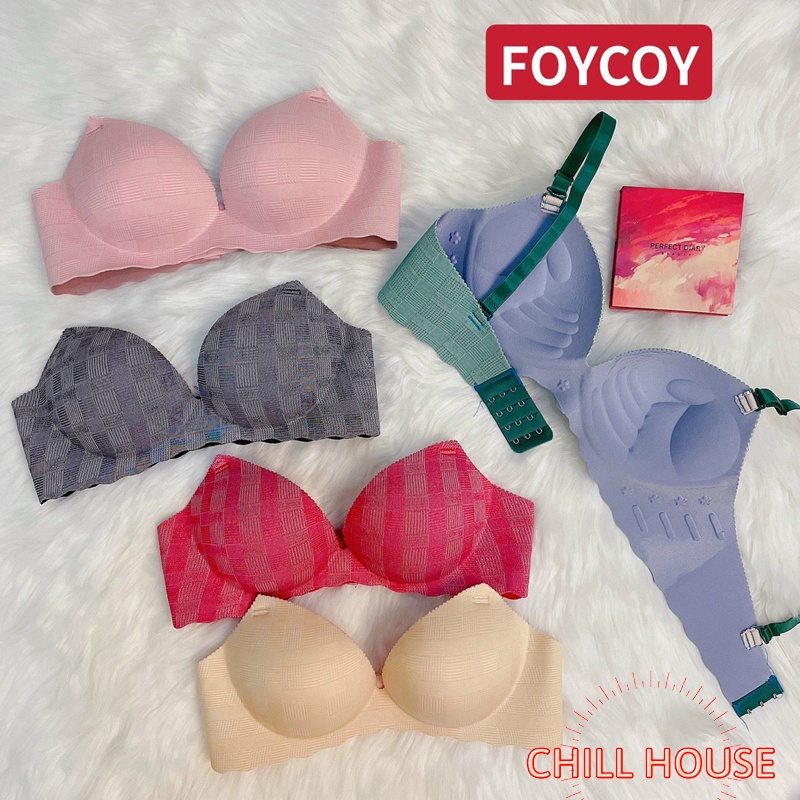 ÁO LÓT 005 KẺ ĐÚC SU XƯỚC KHÔNG GỌNG, BÀN TAY NANG ĐẨY NGỰC CHILL HOUSE