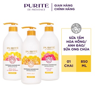 Sữa tắm Dưỡng trắng Sữa Ong Chúa Purité 850ml