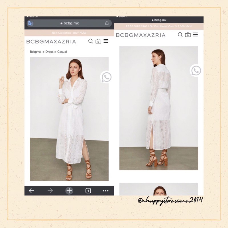 Đầm sơmi BCB*MAXAZR*A dư xịn