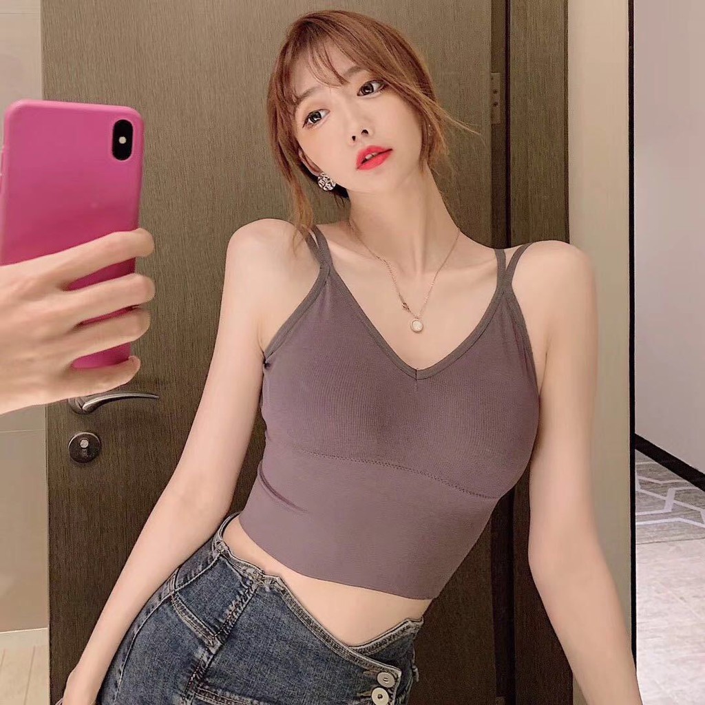 Áo bra 052 hở lưng sexy gợi cảm Bra len tăm khoét lưng sâu mút liền không gọng thoải mái vận động - Mbra94 | BigBuy360 - bigbuy360.vn