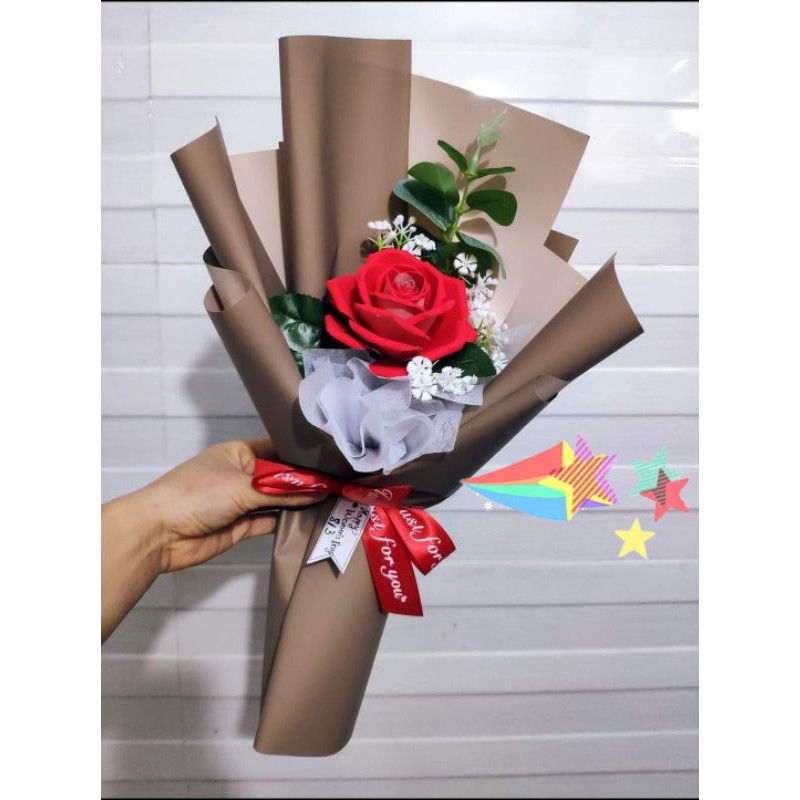 Cỏ điểm thạch thảo đã gắn bông sẵn dùng phụ điểm bó hoa, cành hoa thêm đẹp
