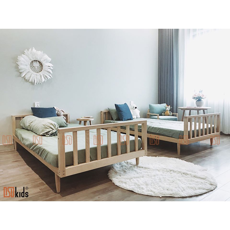 Giường trẻ em 🛑FREESHIP🛑 Giường tầng gỗ thông minh cho bé [ Nguyên liệu 100% gỗ tự nhiên cao cấp nhập khẩu ] | BigBuy360 - bigbuy360.vn
