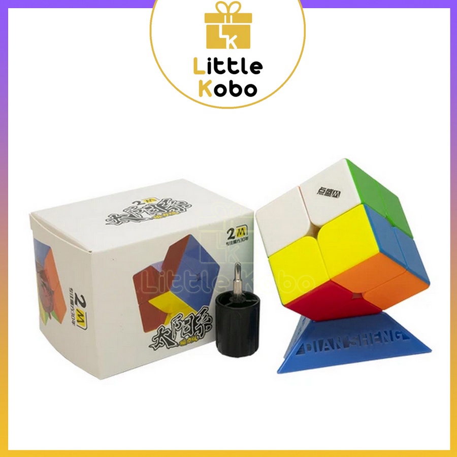 Rubik DianSheng 2M 3M 4M 5M Rubic 2x2 3x3 4x4 5x5 Có Nam Châm Stickerless Không Viền Đồ Chơi